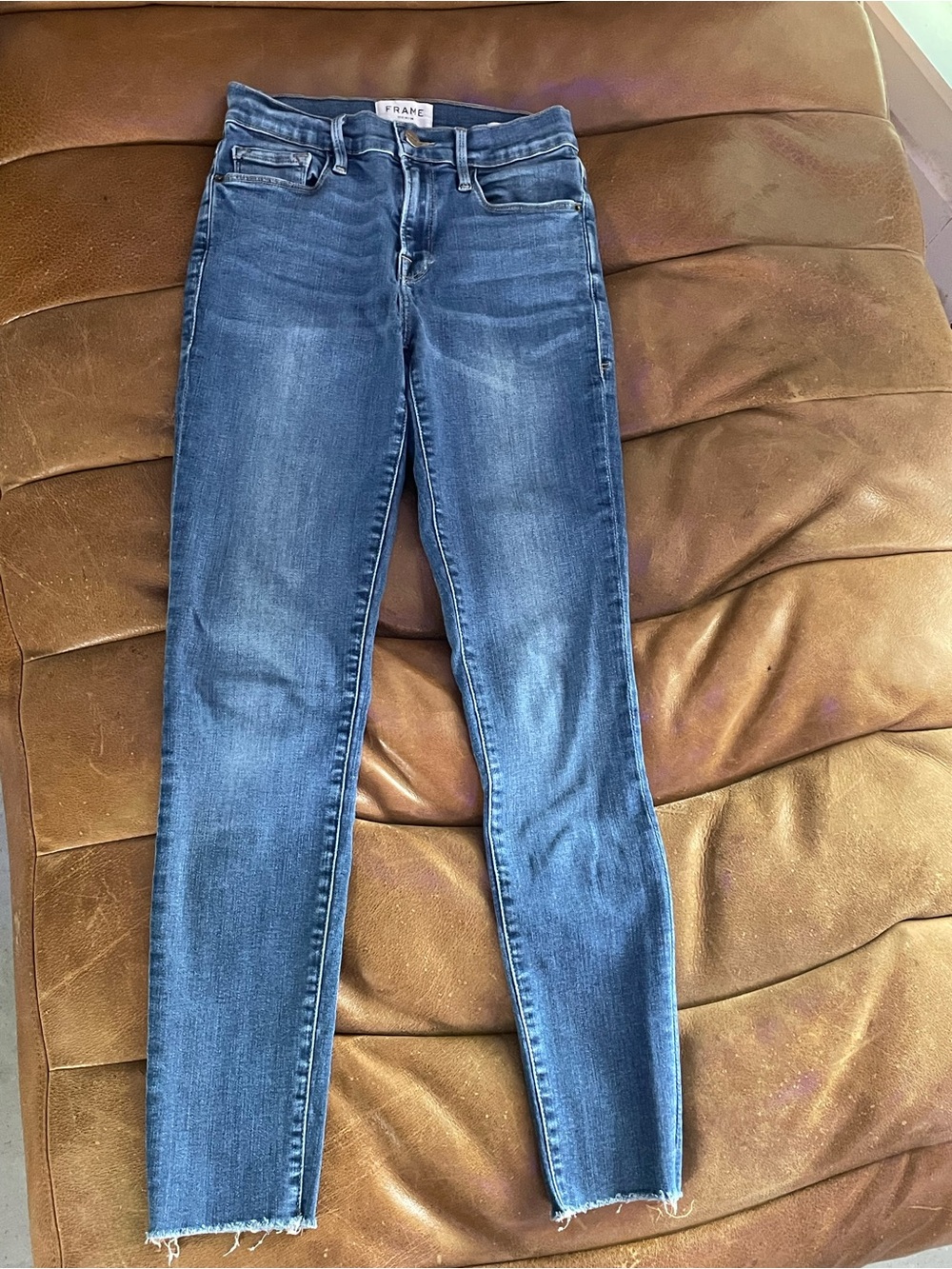 Frame Denim Le Skinny de Jeanne Crop Jeans XXS
